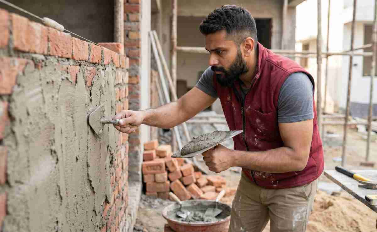 Brick & Plastering Work